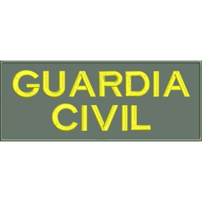 PARCHE ESPALDA GUARDIA CIVIL